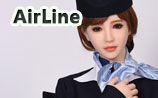 realistic 167cm doll stewardess